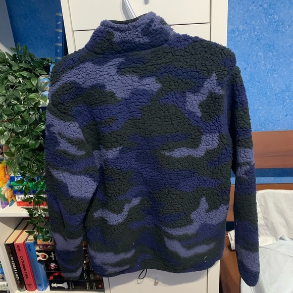 victoria secret pink sherpa quarter zip size xs - Picture 2 of 3